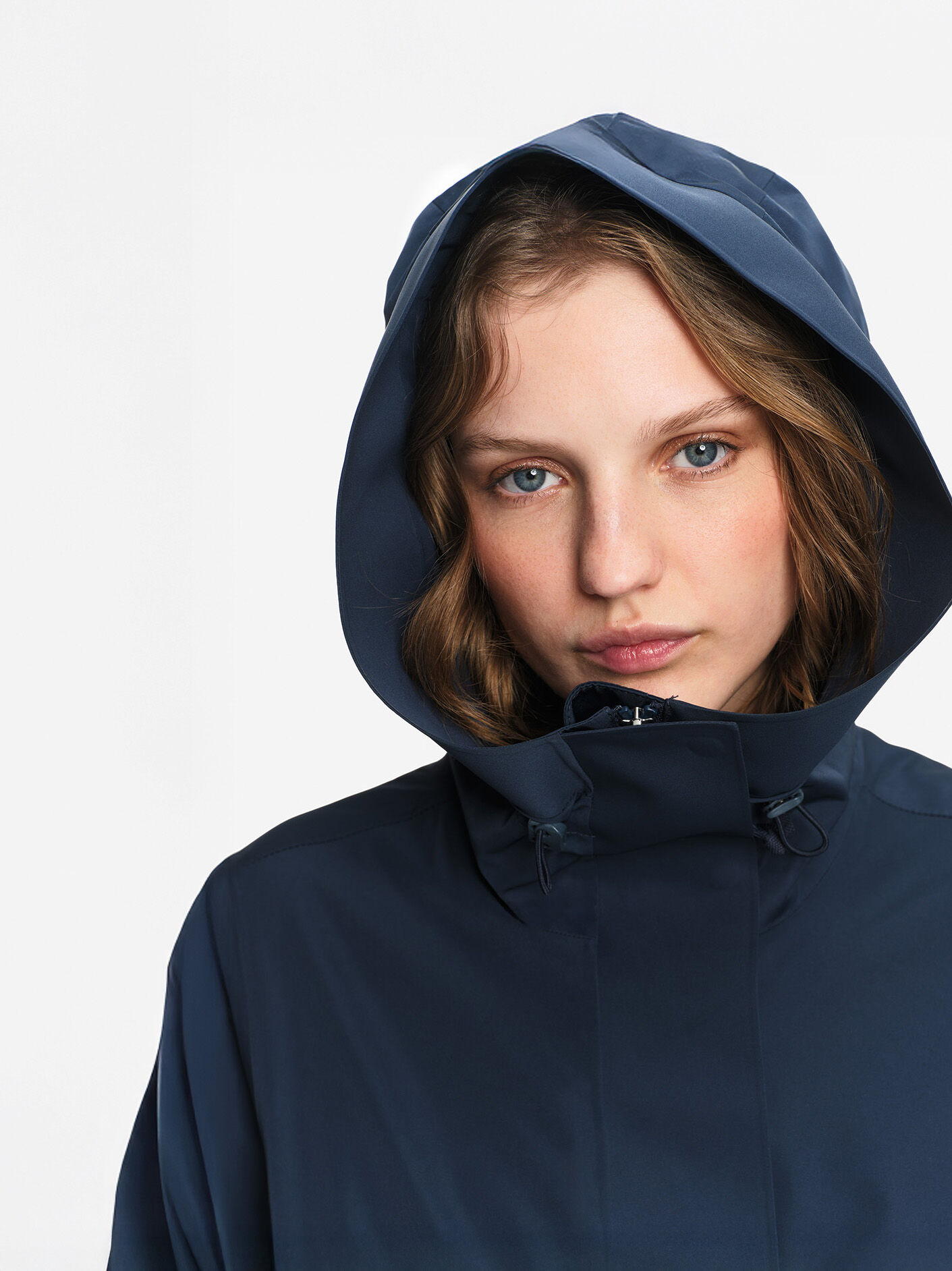 Waterproof MTD® long parka - bleu categories | AIGLE