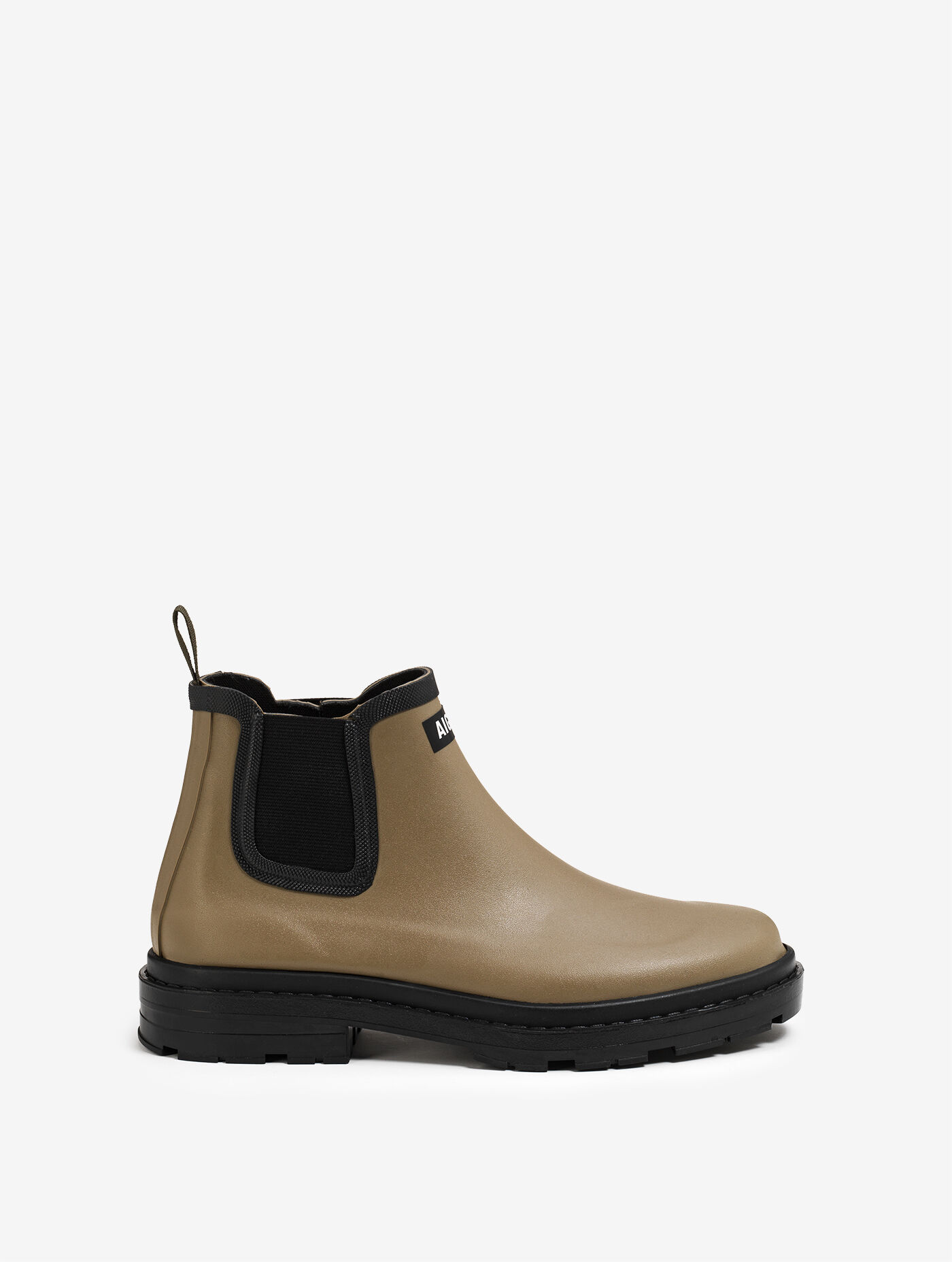 Chelsea rain boots -  urban look in natural rubber Made in France