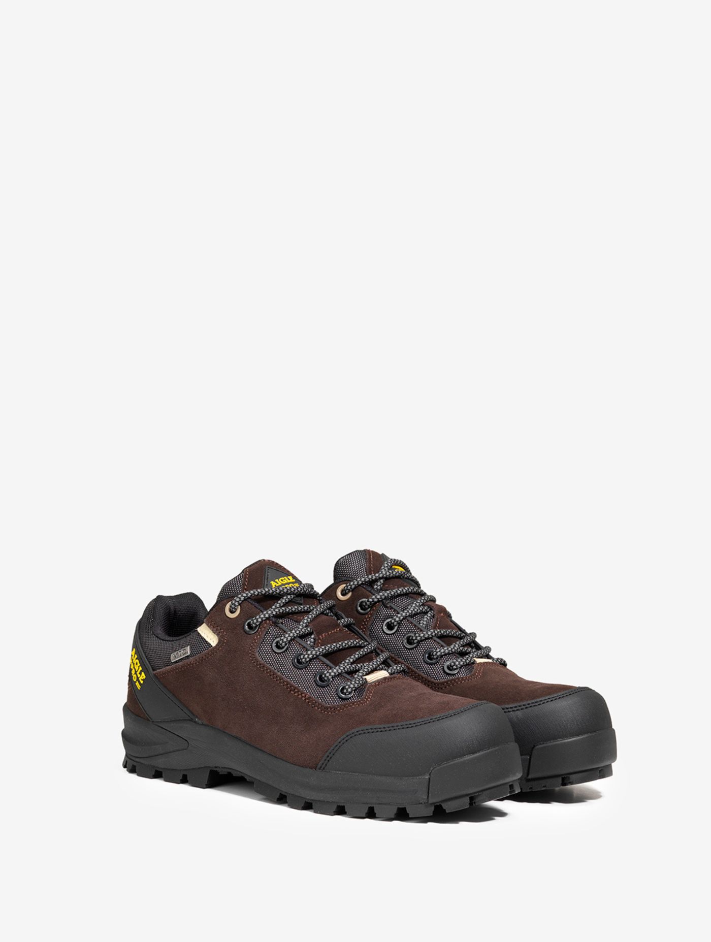 The waterproof and breathable leather safety shoe - noir men | AIGLE