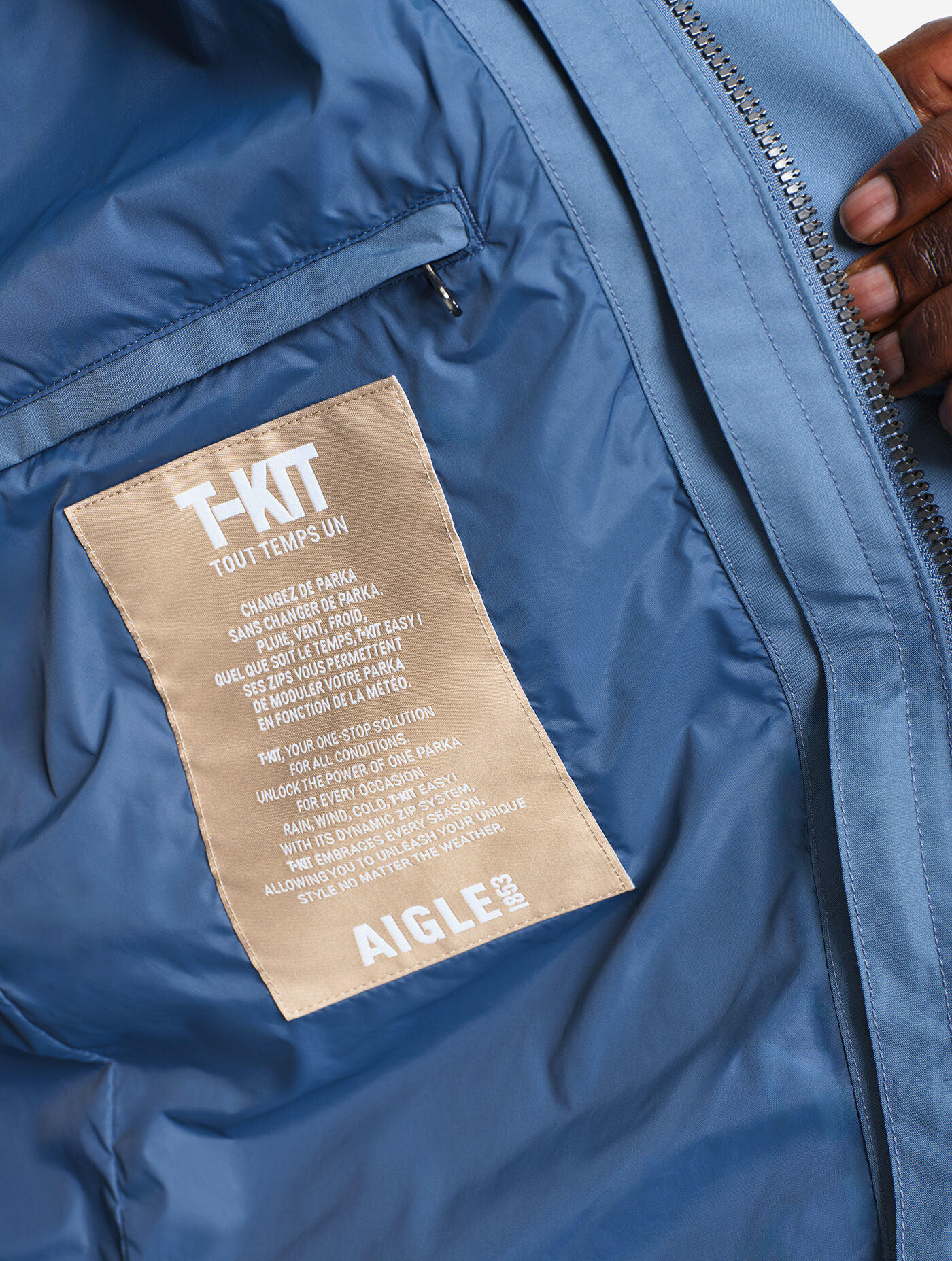 Parka GORE-TEX&reg; longue 2 couches avec capuche T-KIT&reg;