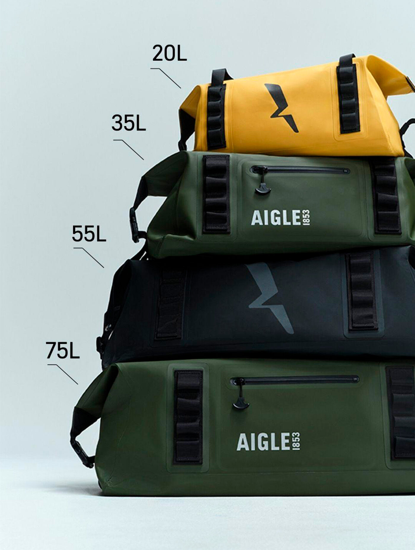 TRAVEL DRY &ndash; WATERPROOF DUFFEL BAG (55L)