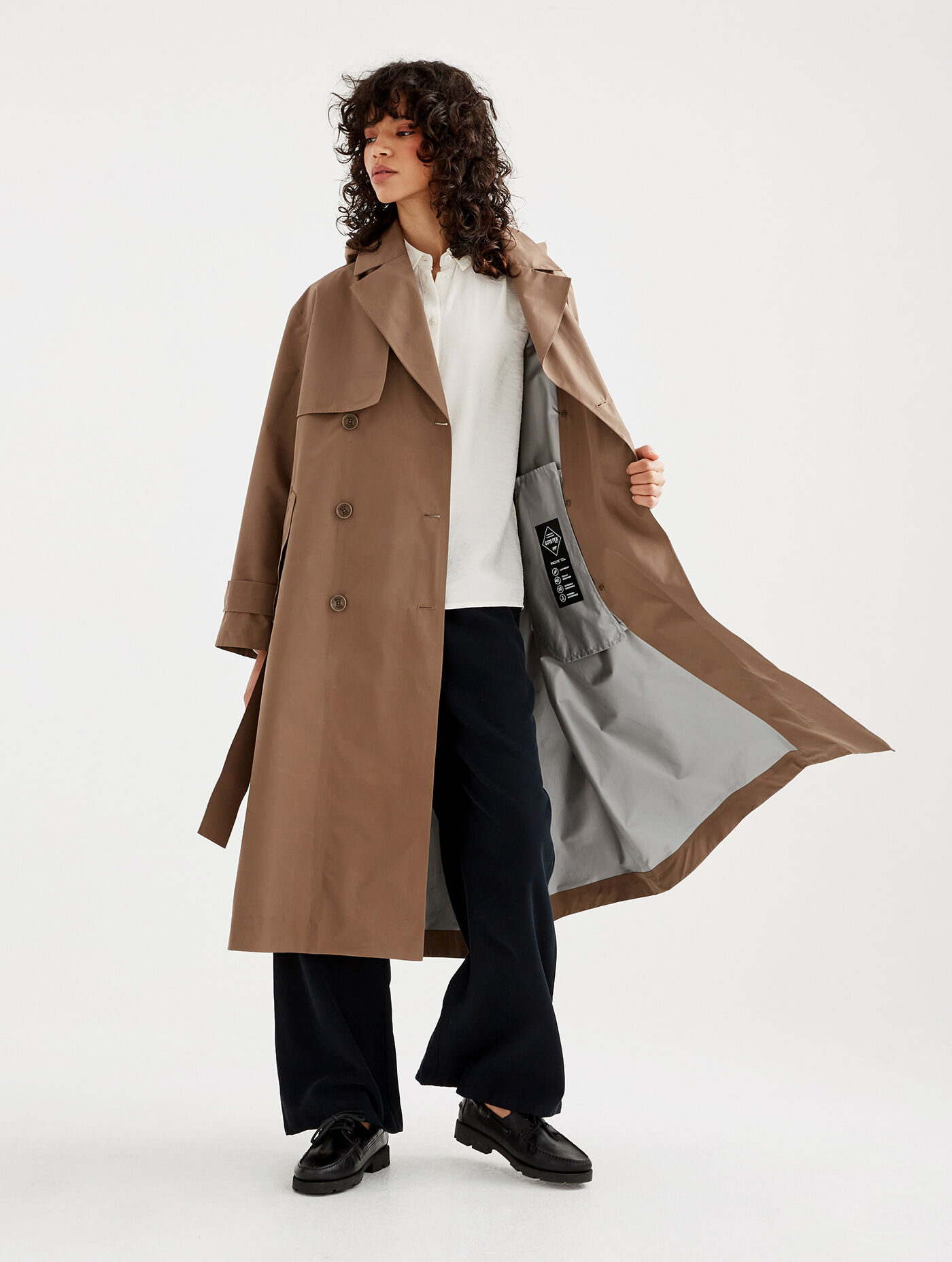 Long Gore Tex Paclite trench coat aigle storefront catalog fr AIGLE