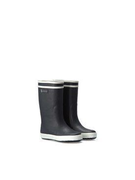 Children's fur-lined rubber boots