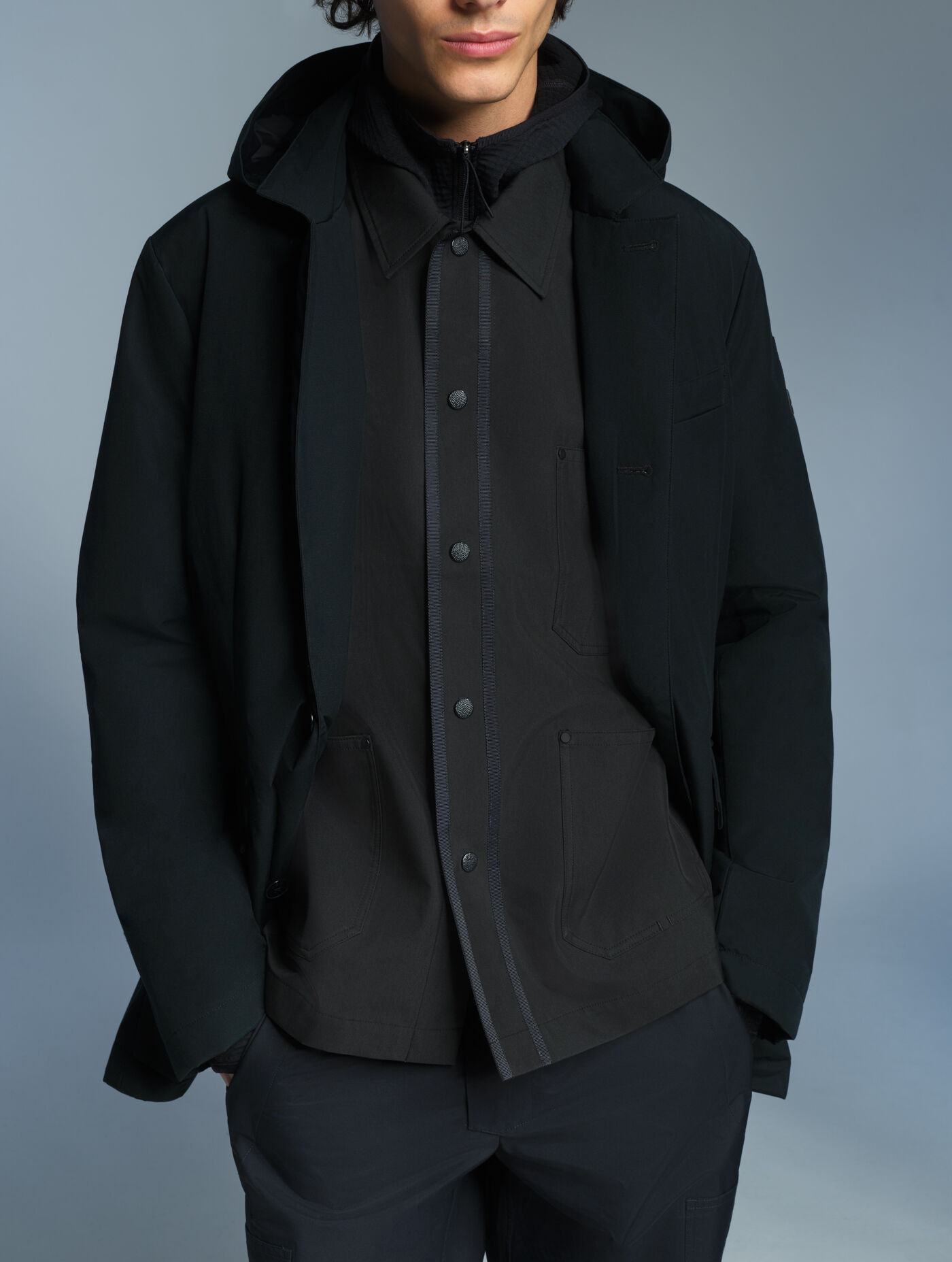 Aigle by Setchu manteau mixte mi-long REPREVE&reg; et d&eacute;perlant