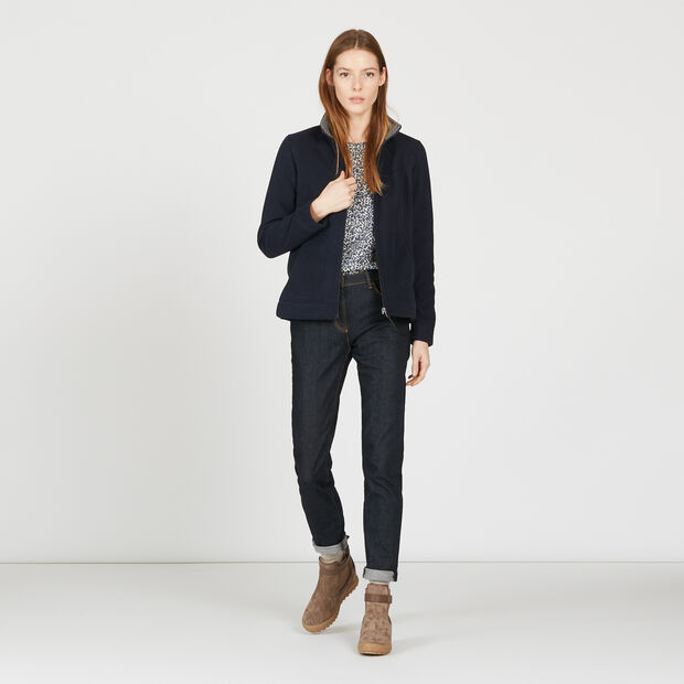 Double-sided fleece jacket