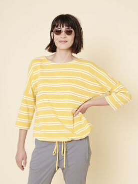 Drawstring sailor's top