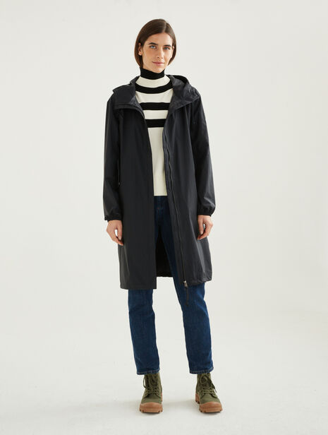 Parka longue pliable MTD  à capuche