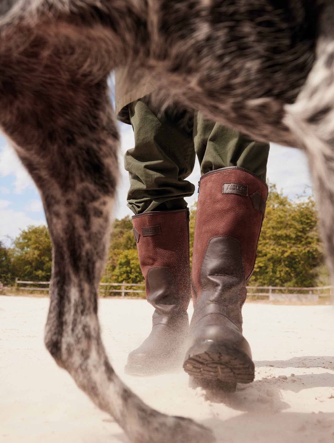 The expert boot for long walks: leather, GORE-TEX and lining men
