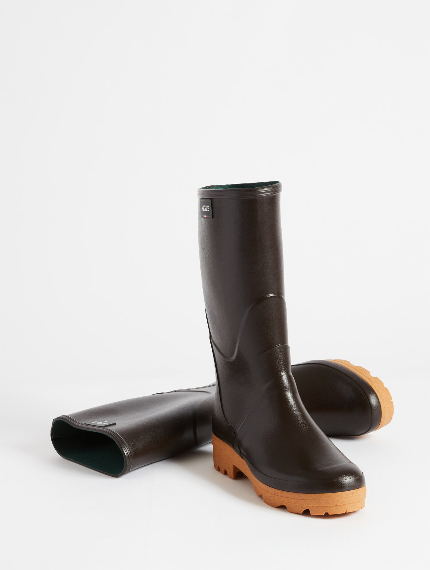 Aigle The Boot That Works and Lasts Brown Size 41