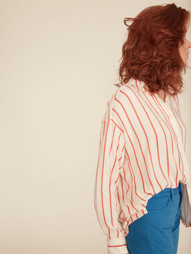 Lightweight stripe shirt