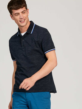Short-sleeved anti-UV polo shirt