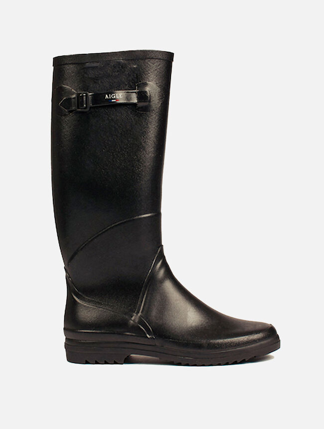 Aigle - Urban woman rain boot Made France Noir - Chantebelle®opé commerciales | AIGLE