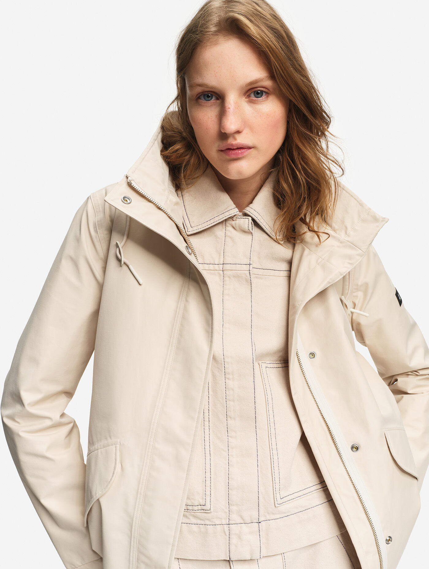 Short parka fishtail MTD® - beige categories | AIGLE
