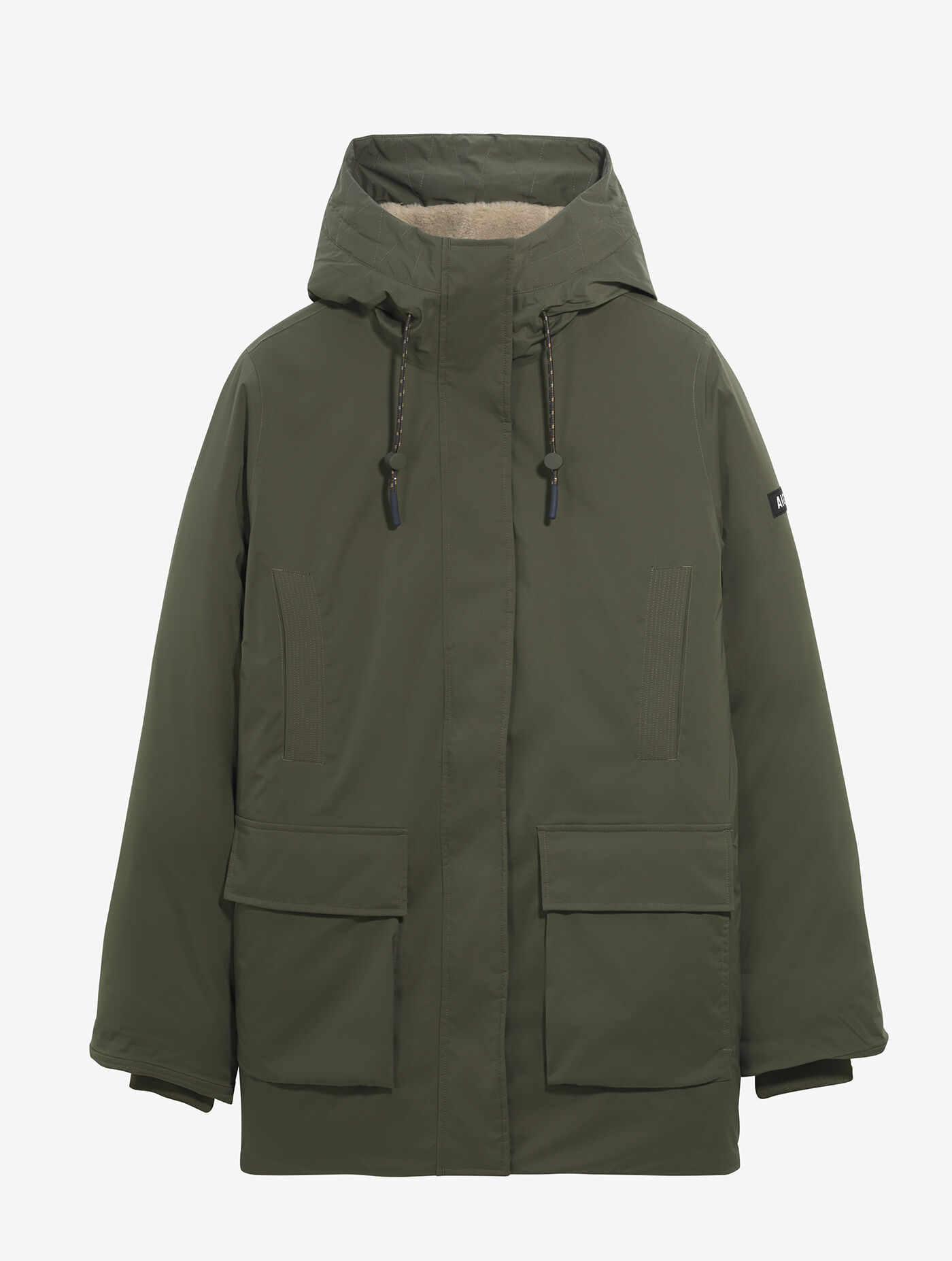 Very warm mid-length parka MTD - kaki categories | AIGLE