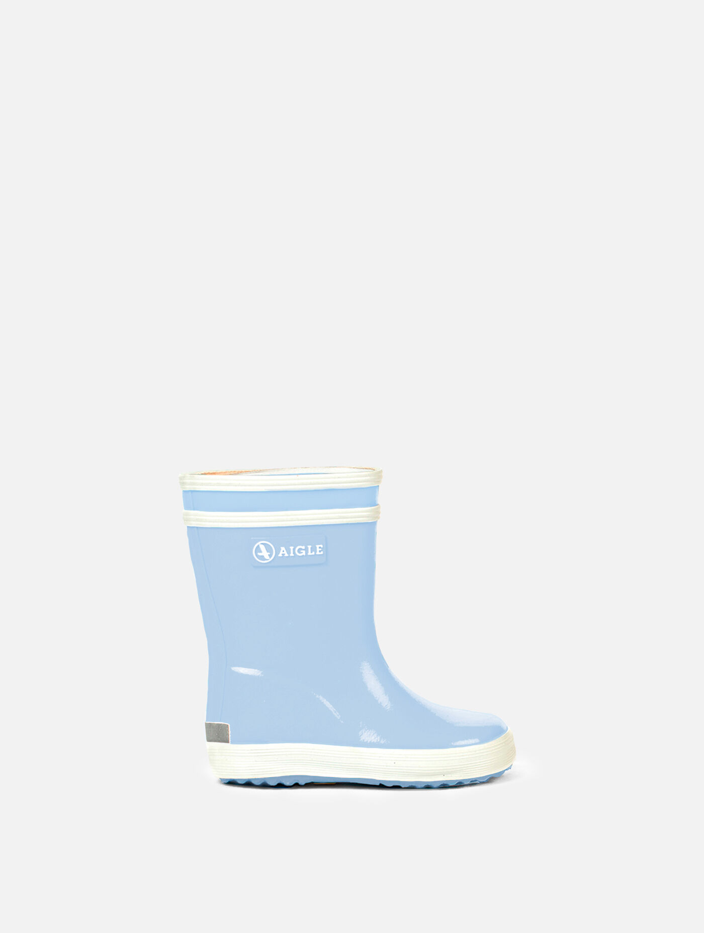 Aigle The iconic toddler boot Bleu ciel Baby flac children AIGLE