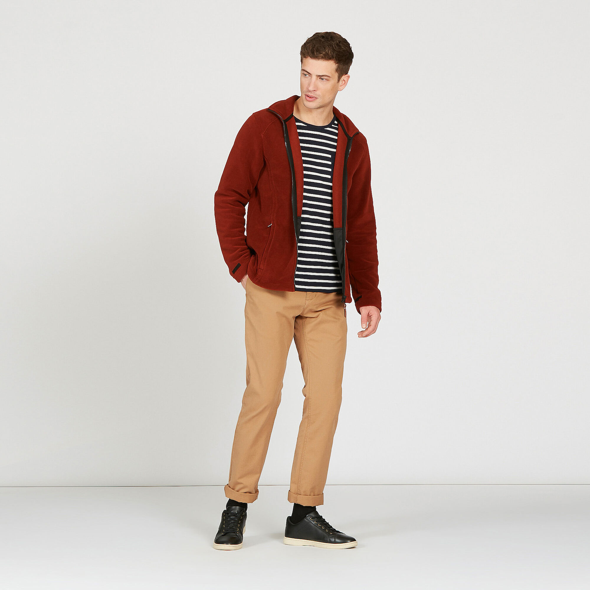 Blouson en polaire modulable