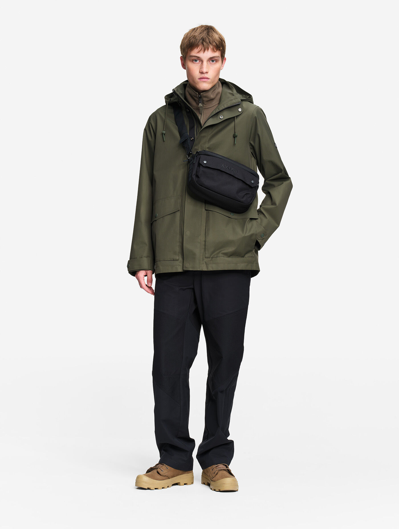 Manteau MTD&reg; court imp&eacute;rm&eacute;able en cotton de twill &agrave; capuche amovible T-KIT&reg;