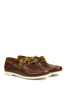 Chaussures bateau cuir Homme