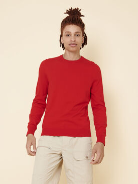Cotton crew neck jumper
