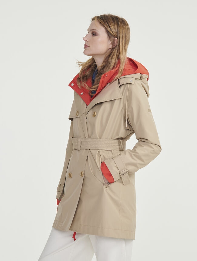 Short Hooded Trenchcoatcategories | AIGLE