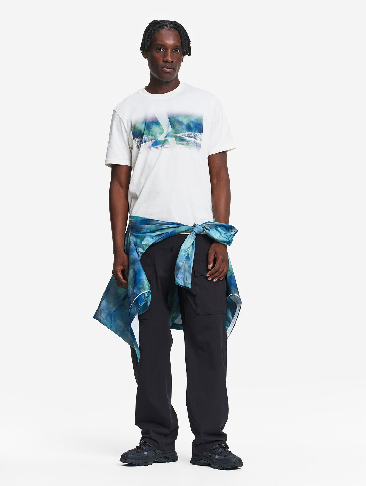 T-shirt en coton graphique imprim&eacute;