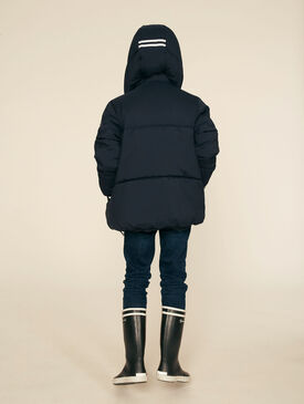 Warm waterproof quilted jacket