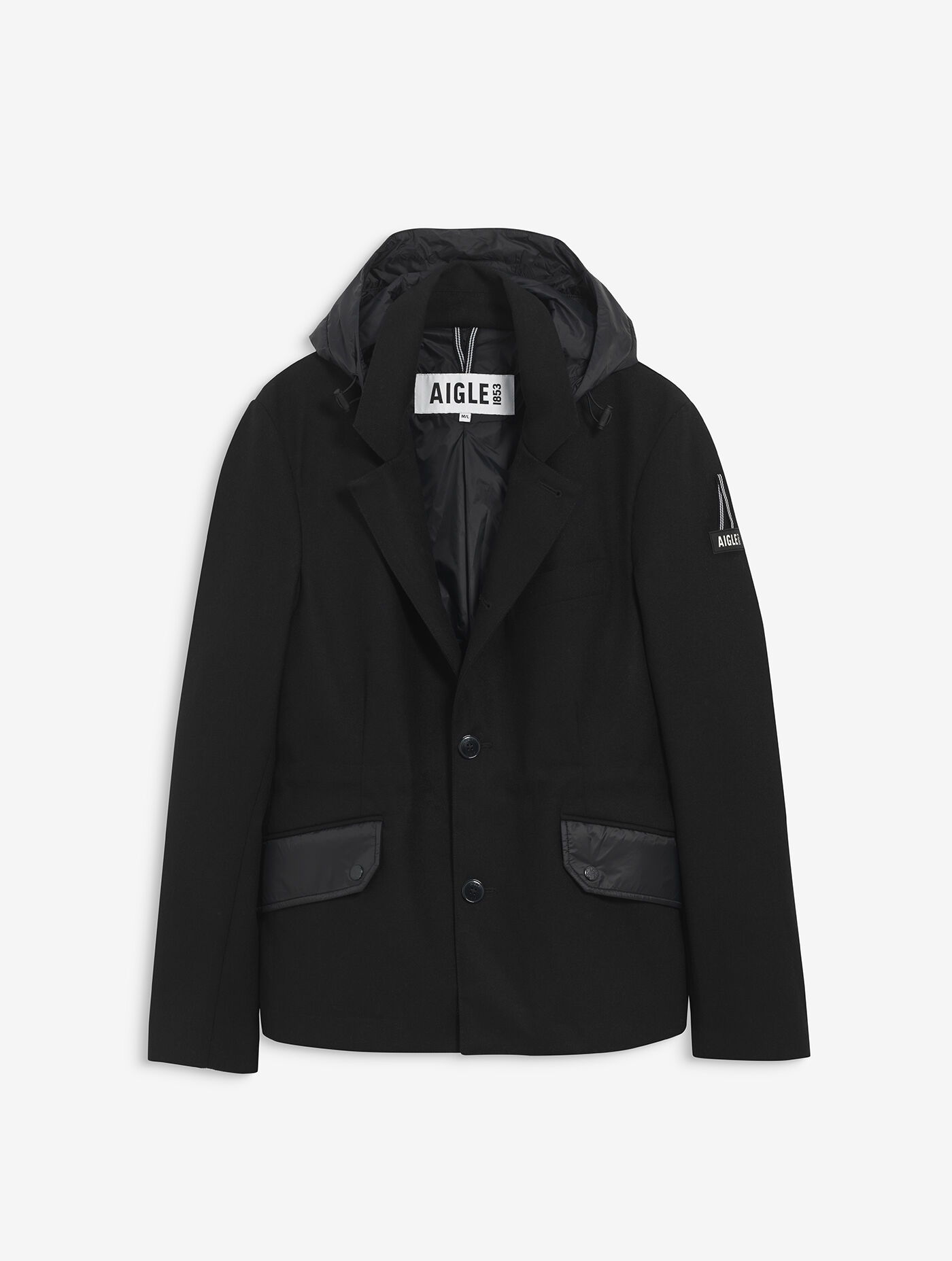 Aigle by Setchu veste de tailleur mixte en laine m&eacute;lang&eacute;e
