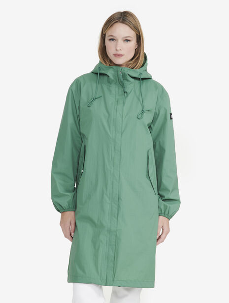 Packable long hooded MTD parka