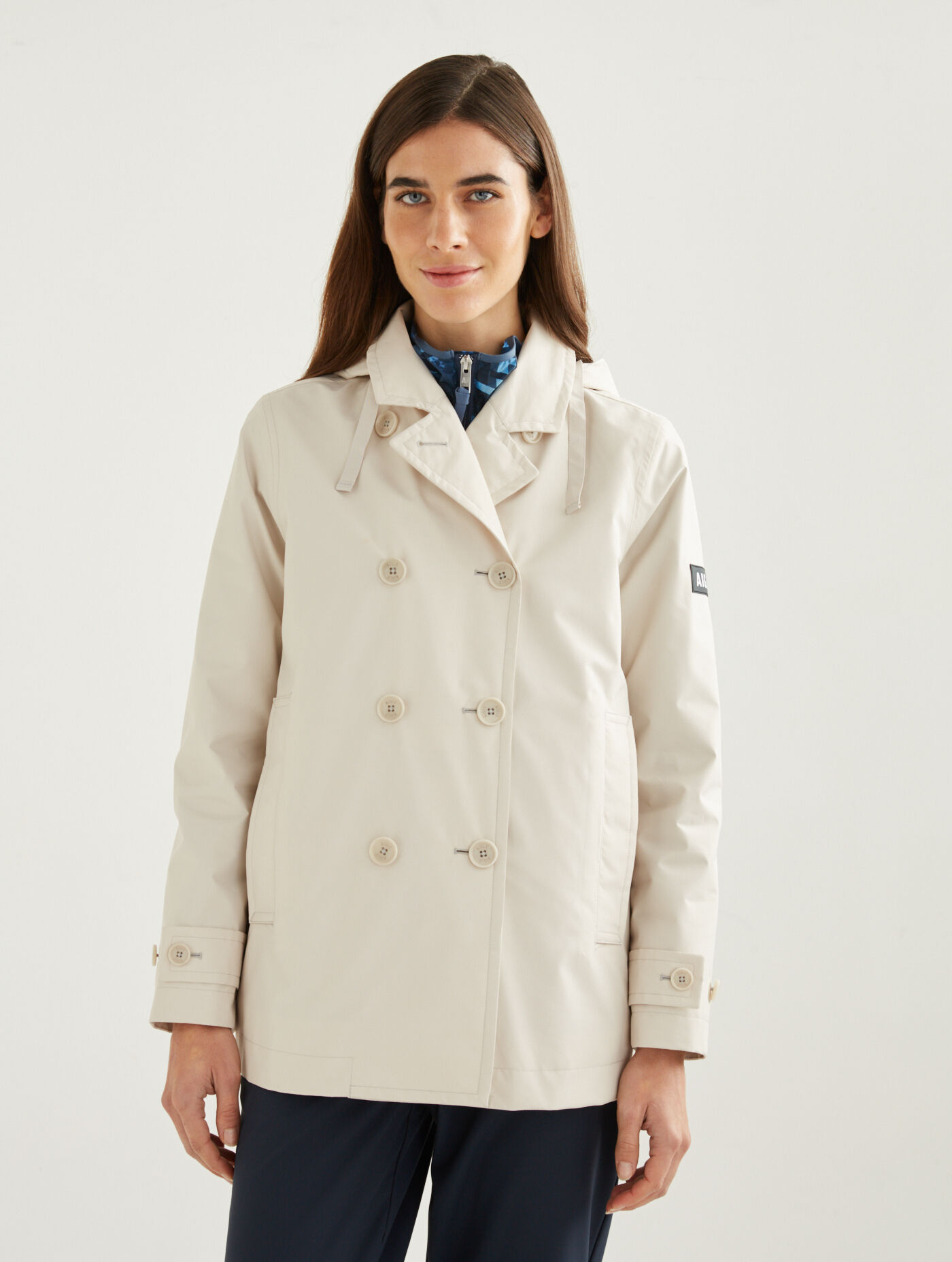 Superbe Manteau Trench Beige Aigle Taille 44 - Idéal Pour Un Style Décontracté Chic