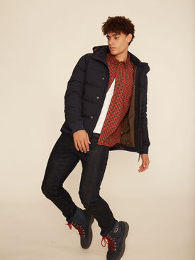 Water-repellent quilted jacket