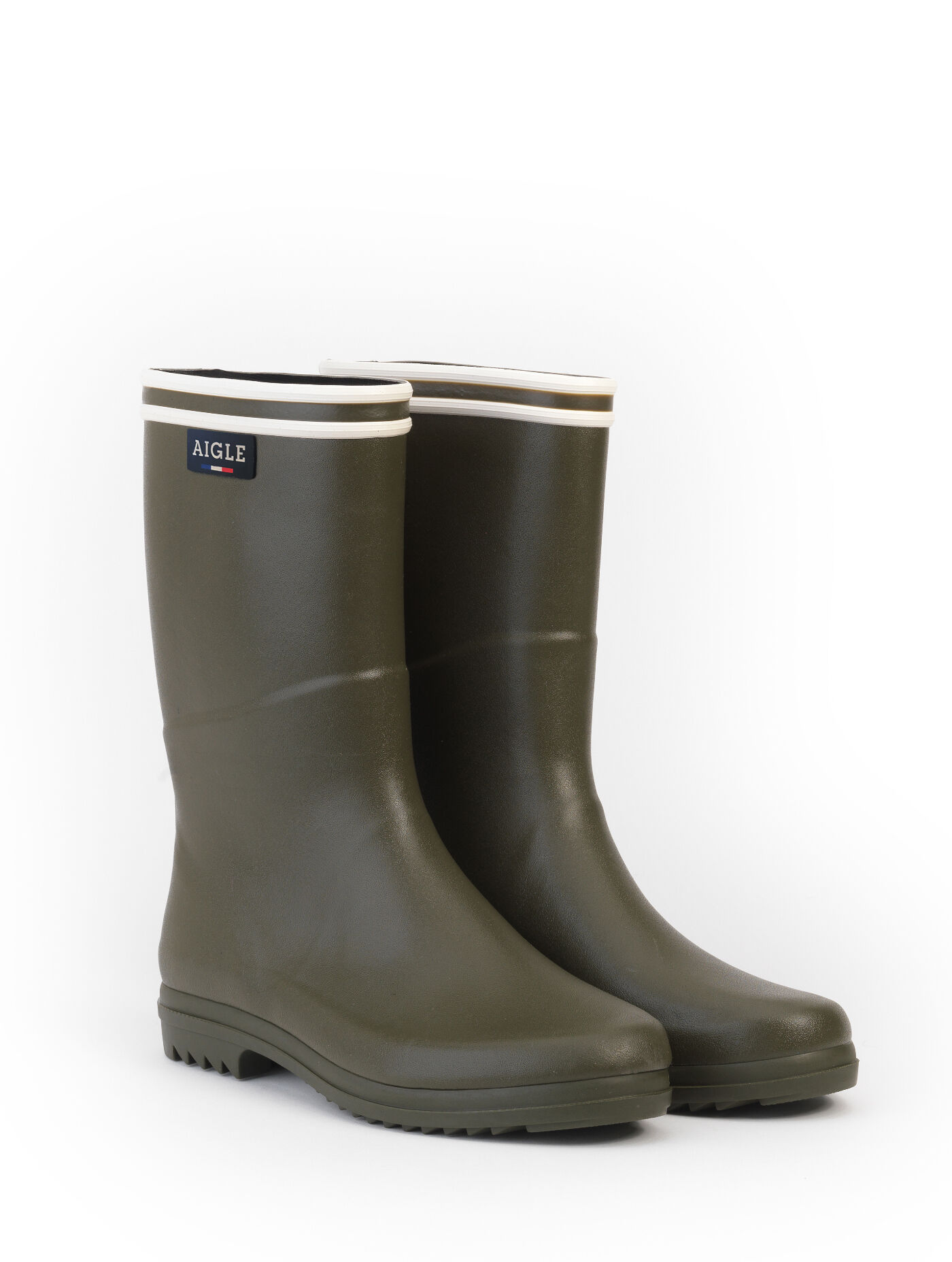 Signature double stripe boot Made in France women AIGLE