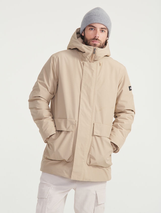 Aigle Parkas & Coats, Men Long hooded padded Dupont Sorona® MTD®parka
