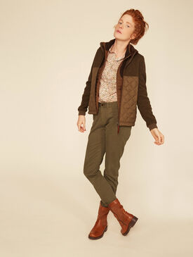 Veste polaire bi-mati&egrave;re
