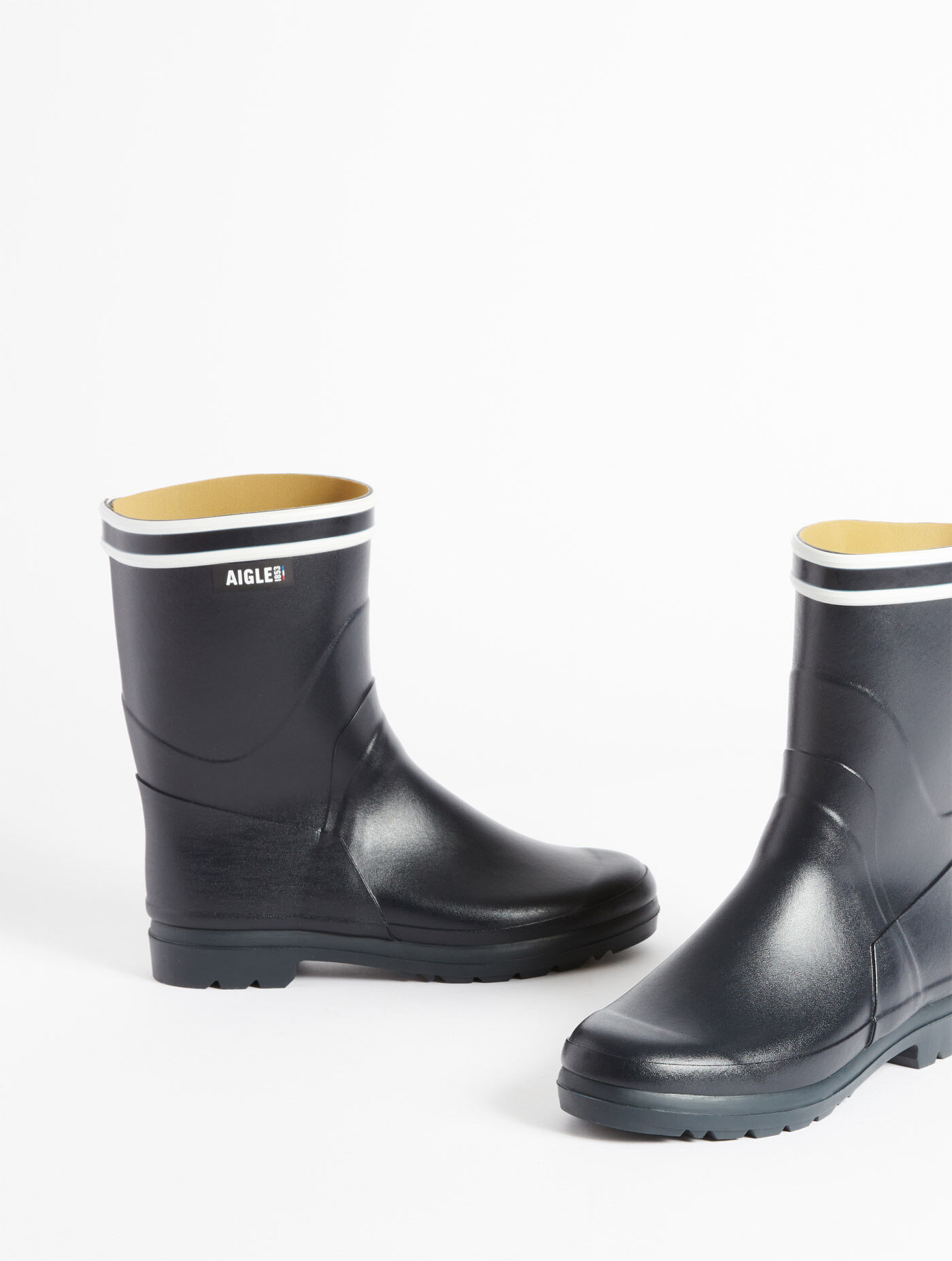 AIGLE BISON Marine 39サイズ レインブーツ The boot that lives well in the garden - bleu women | AIGLE