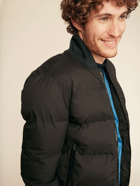 Warm water-repellent quilted jacket