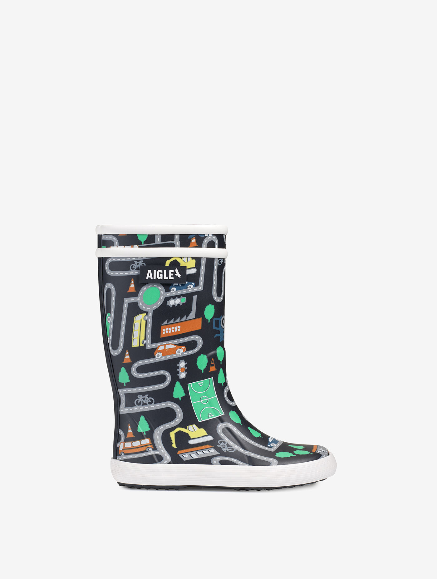 Sustainable lining printed version of the iconic children s boot. children AIGLE
