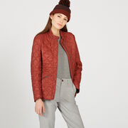 Veste matelass&eacute;e d&rsquo;inspiration &eacute;questre