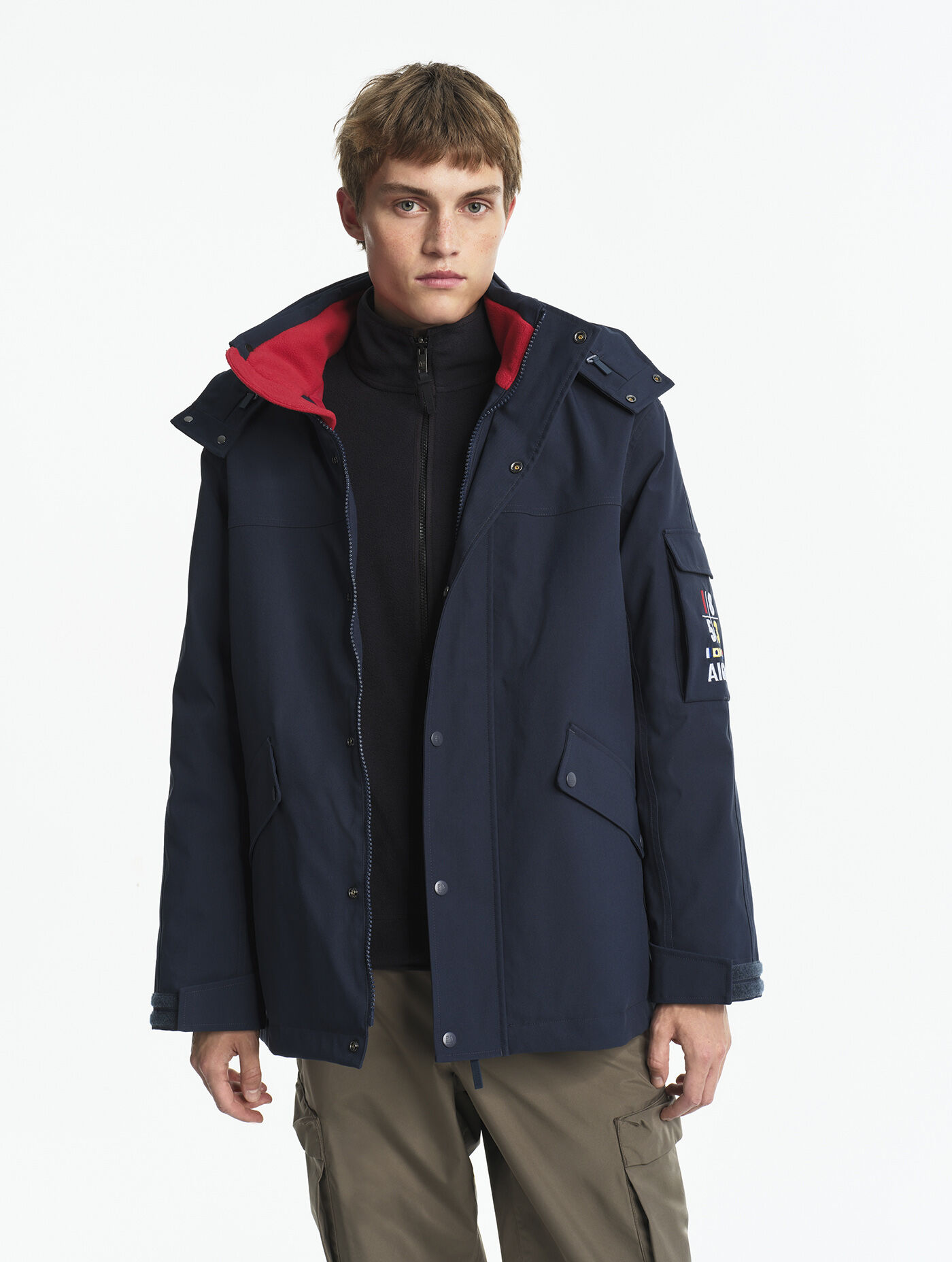 AIGLE COPELAND waterproof and warm MTD mid-length parka - bleu