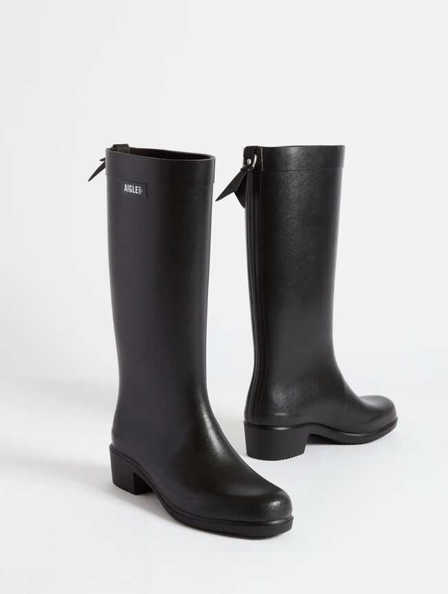 The equestrian-inspired heeled rain boot women | AIGLE