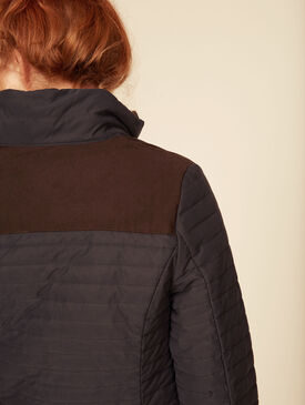 Hunting-inspired padded jacket