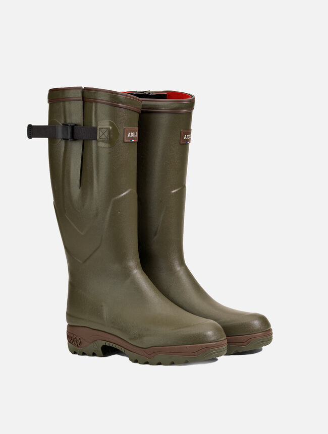 Aigle Anti-fatigue boots for cold weather, Made in France Kaki Parcours® 2 isomen | AIGLE