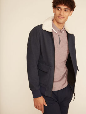 Sheepskin fleece jacket