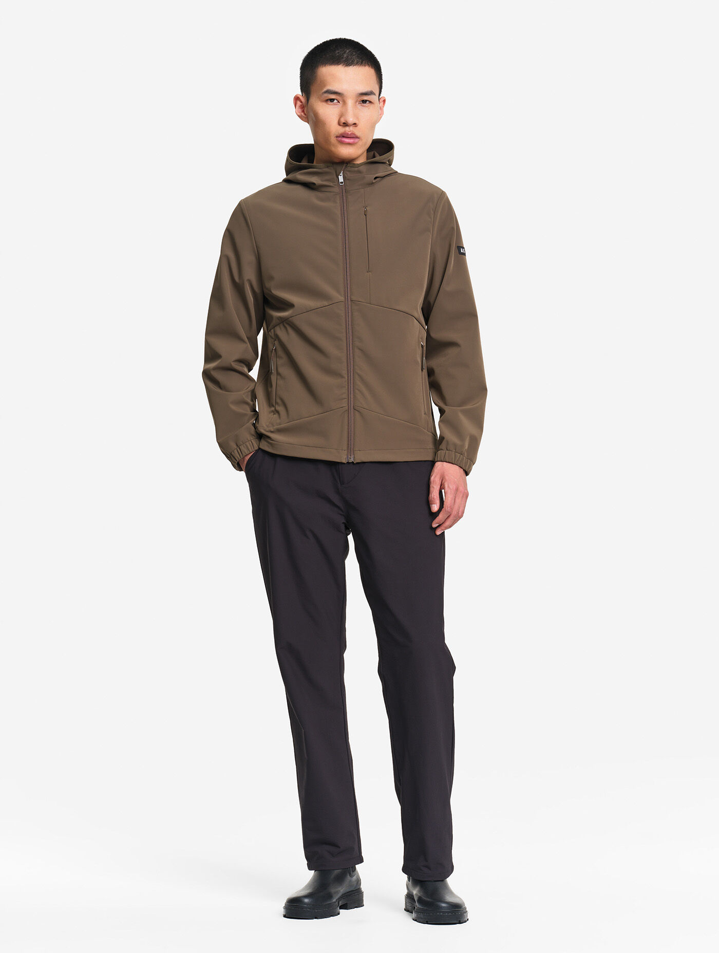 Blouson Softshell&reg; coupe-vent &agrave; capuche