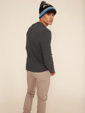Pull &eacute;pais en m&eacute;rino