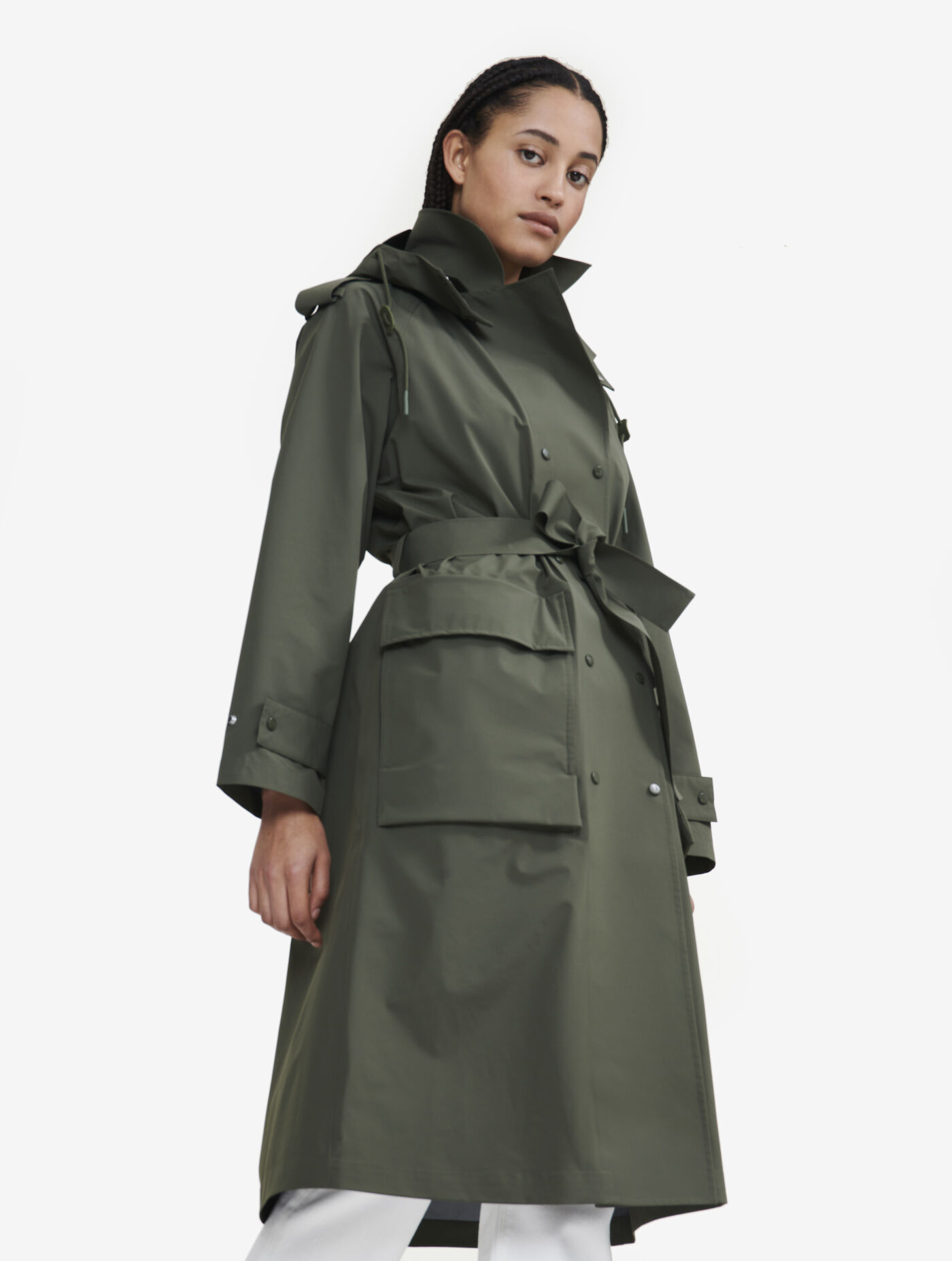 Aigle MTD Trench Coat Khaki Size 42