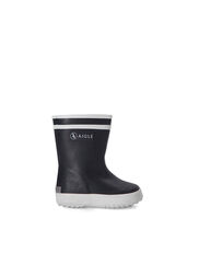 Aigle Children S Fur Lined Rubber Boots Marine Baby Flacchildren Aigle