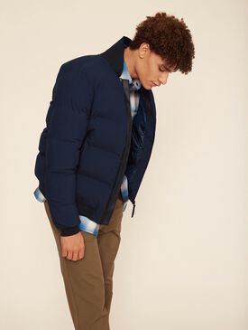 Warm water-repellent quilted jacket