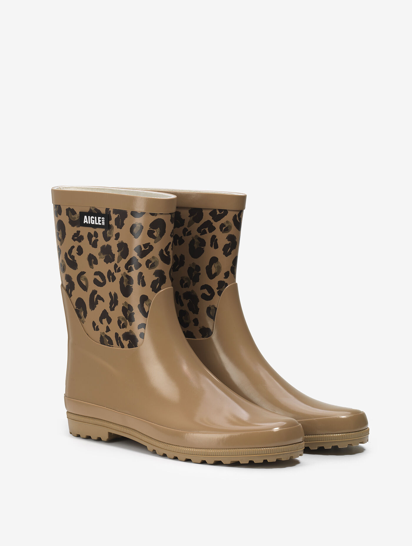 Ankle printed rain boot women AIGLE
