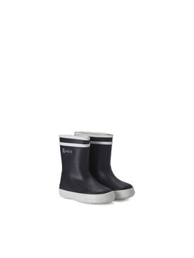 Children's fur-lined rubber boots