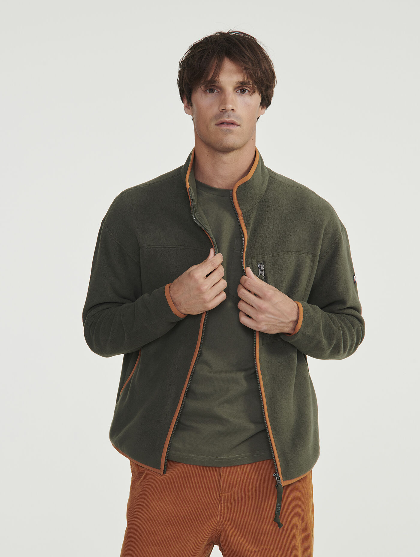 POLARTEC® Microfiber Zipped Fleece aigle-storefront-catalog